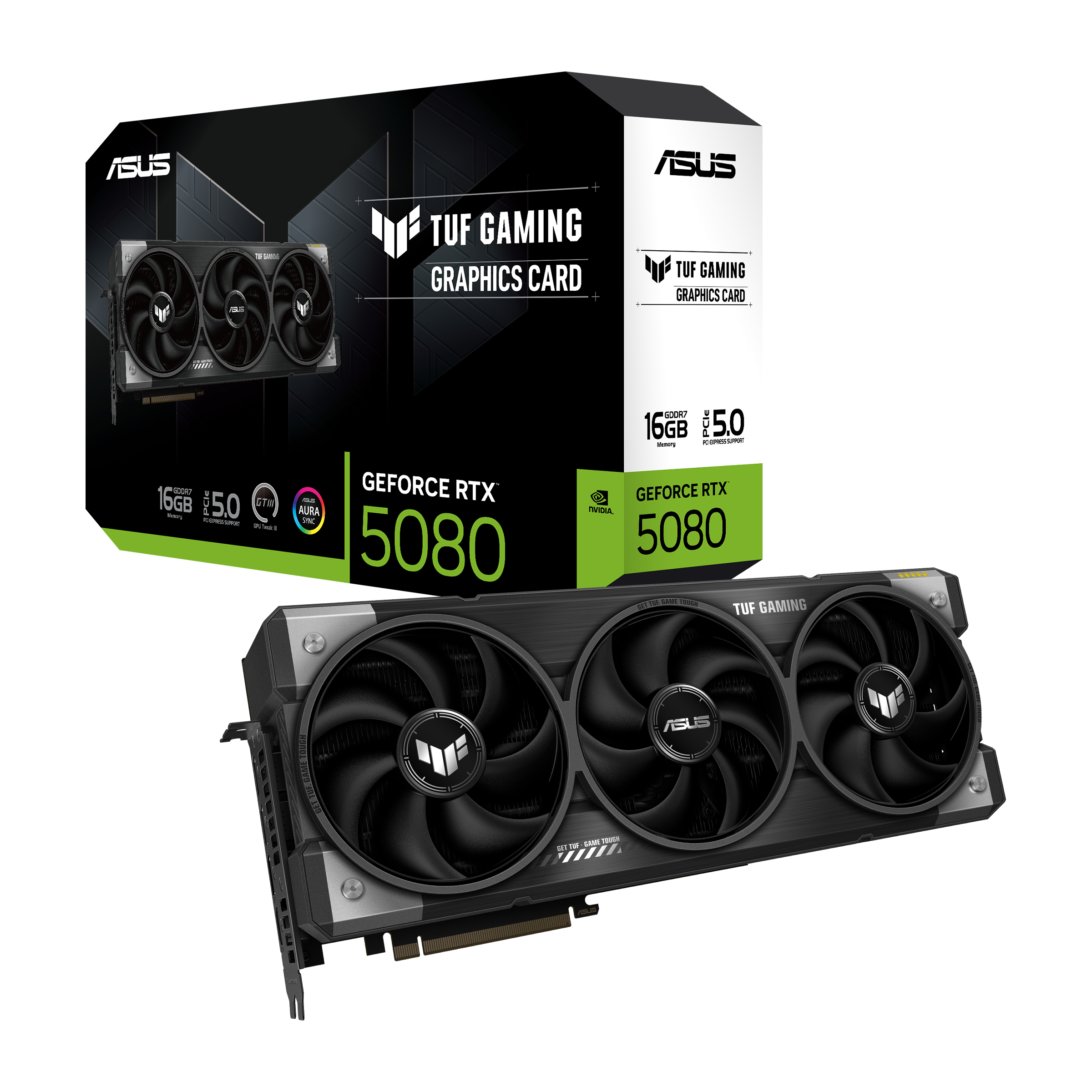 Asus GeForce RTX 5080 TUF Gaming 16GB GDDR7 PCI-Express Graphics Card