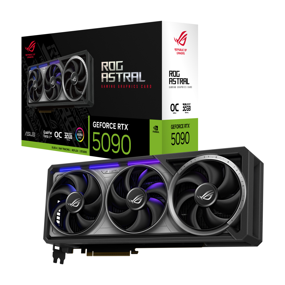 Asus GeForce RTX 5090 ROG Astral OC 32GB GDDR7 PCI-Express Graphics Card