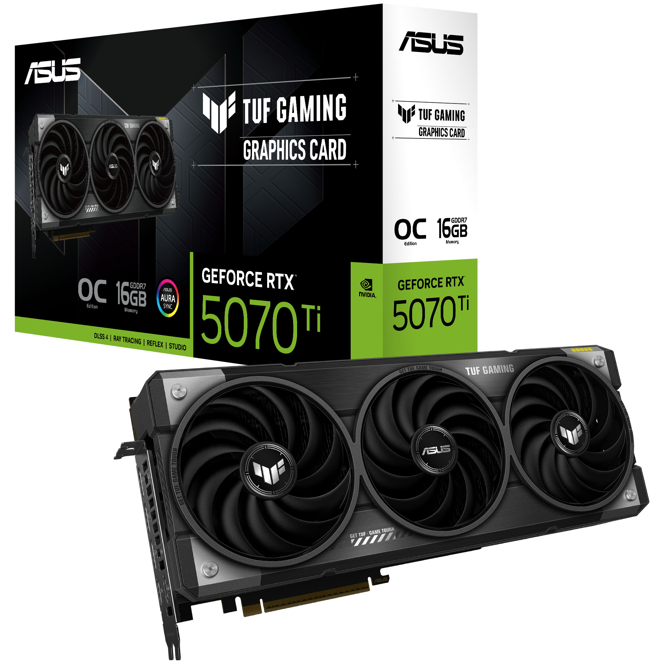 Asus GeForce RTX 5070 Ti TUF Gaming OC 16GB GDDR7 PCI-Express Graphics Card