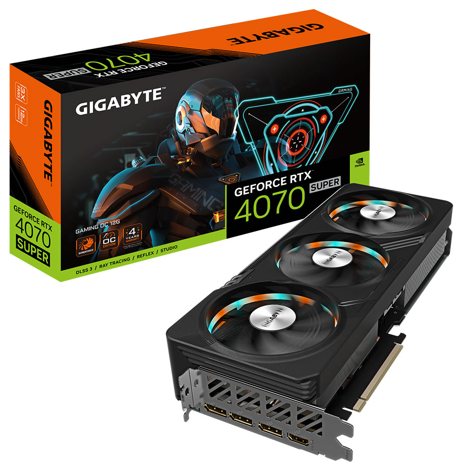 Gigabyte GeForce RTX 4070 SUPER Gaming OC 12GB GDDR6X PCI-Express Graphics