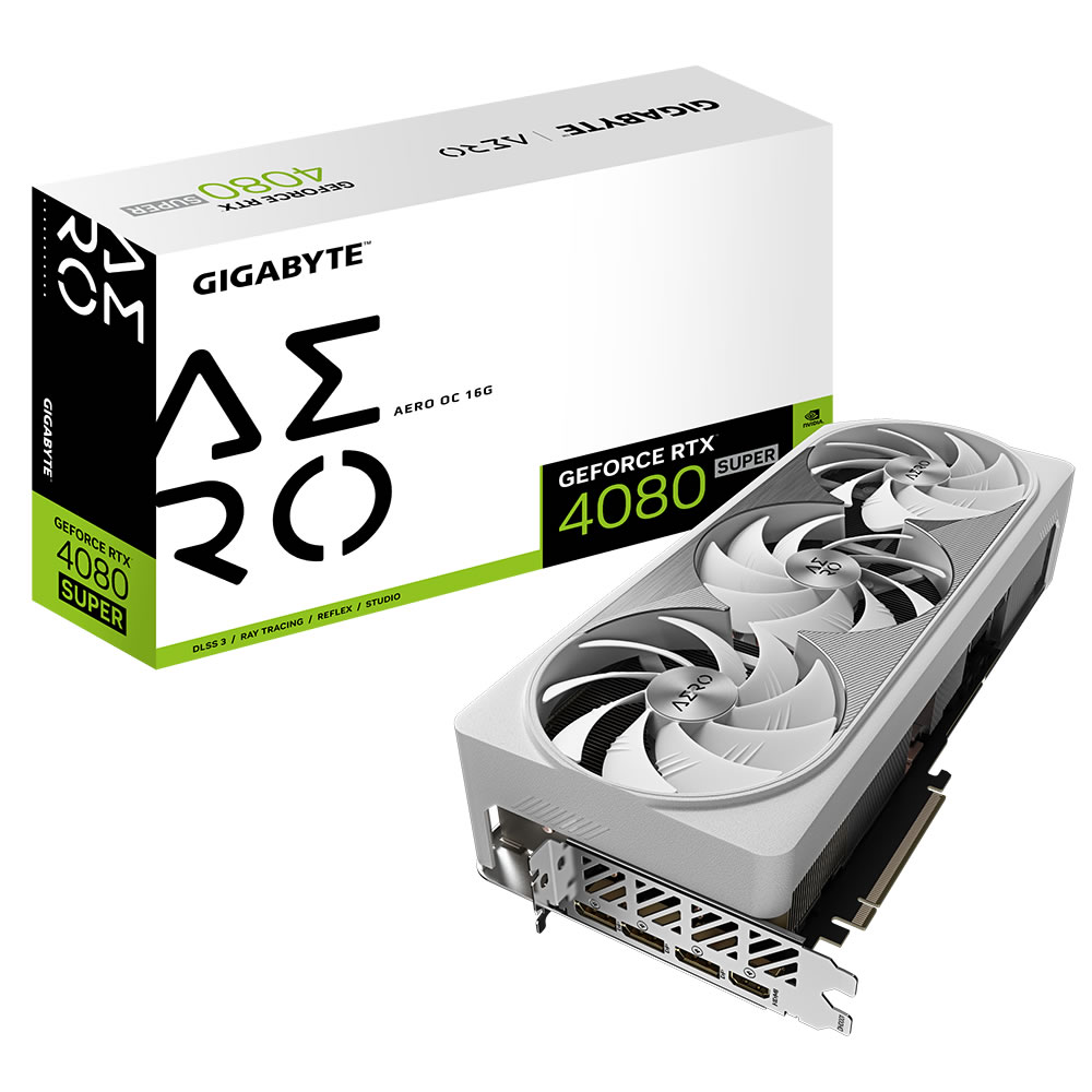 Gigabyte GeForce RTX 4080 SUPER Aero OC 16GB GDDR6X PCI-Express Graphics
