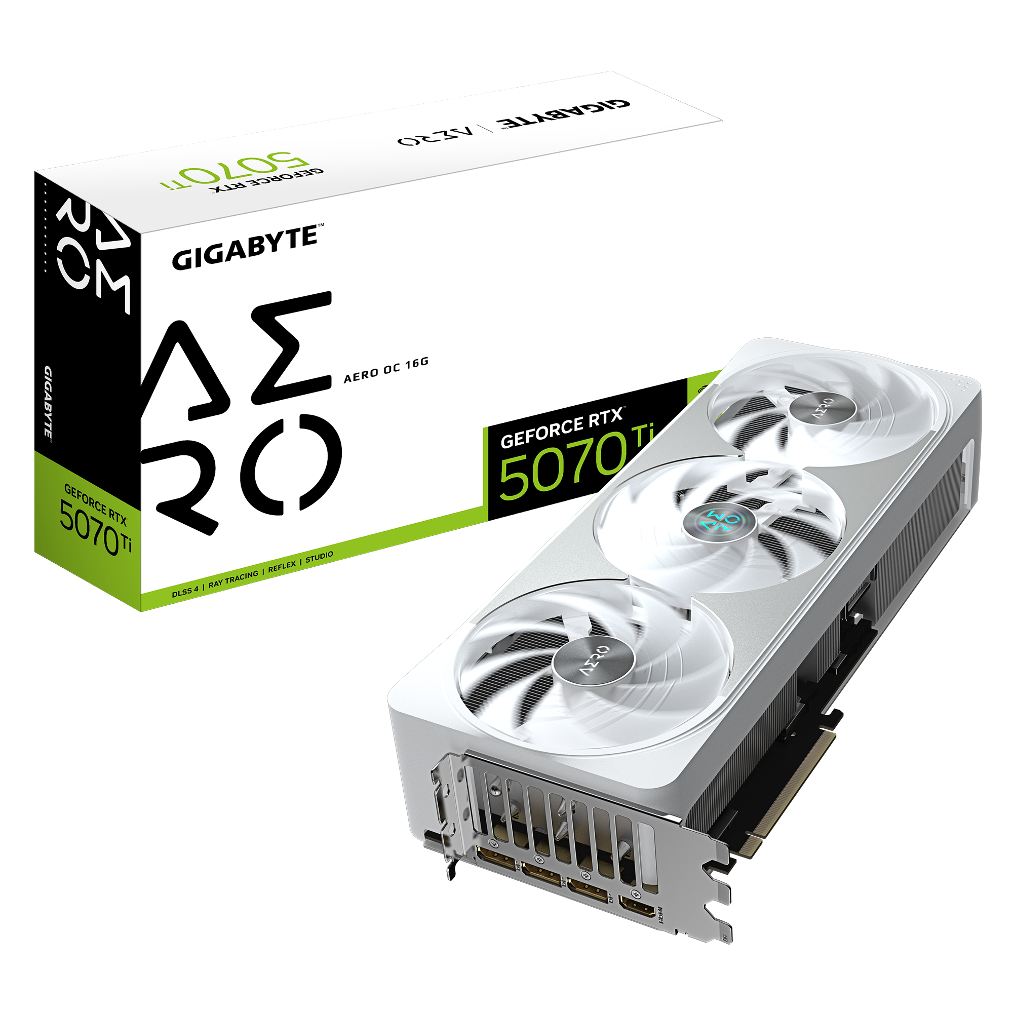 Gigabyte GeForce RTX 5070 Ti Aero OC 16GB GDDR7 PCI-Express Graphics Card