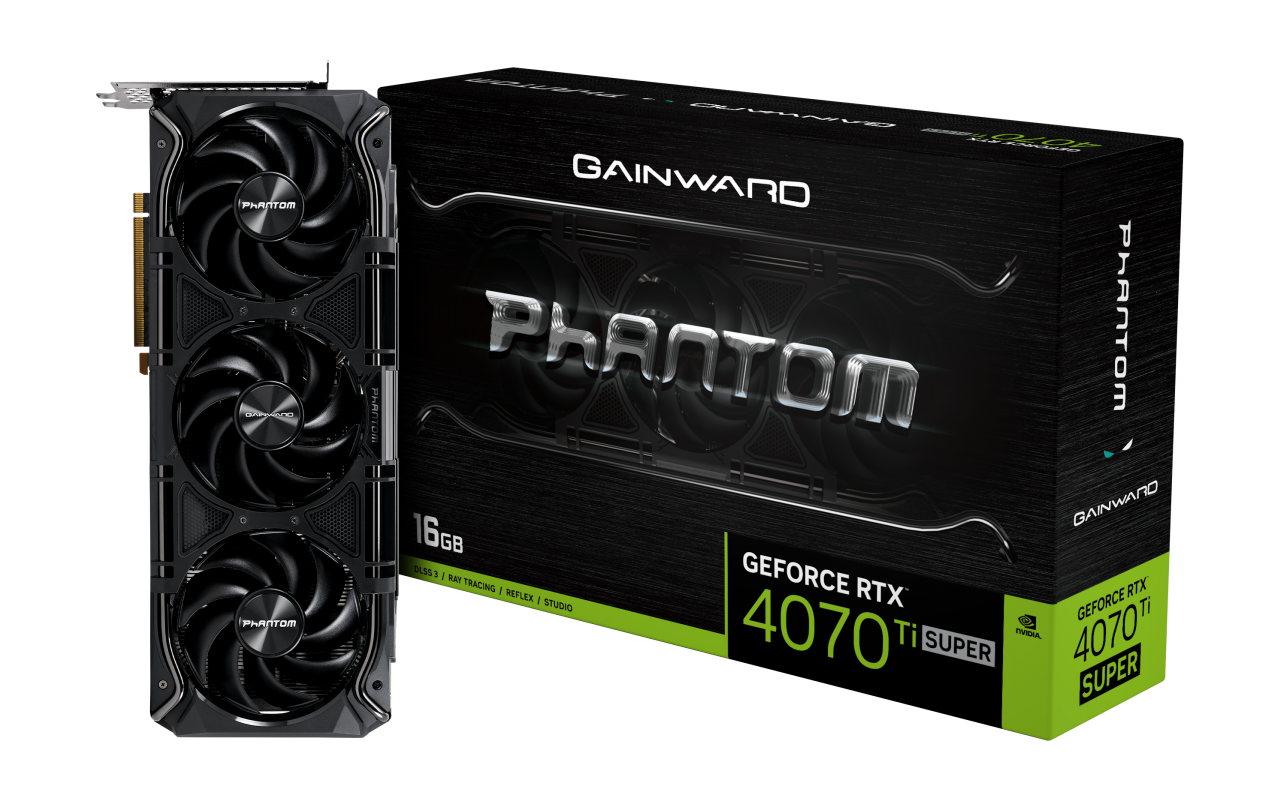 Gainward GeForce RTX 4070 Ti SUPER Phantom 16GB GDDR6X PCI-Express Graphics