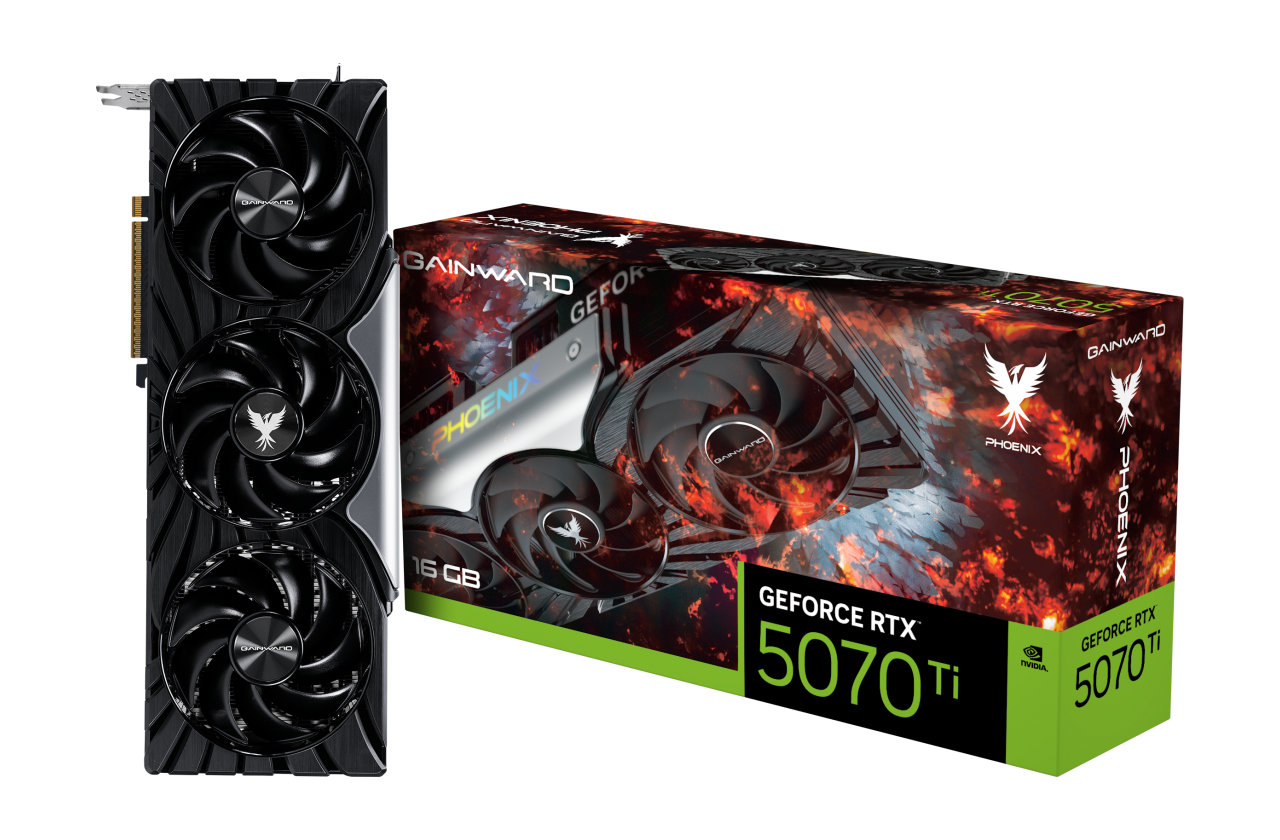 Gainward - Gainward GeForce RTX 5070 Ti Phoenix 16GB GDDR7 PCI-Express Graphics Card