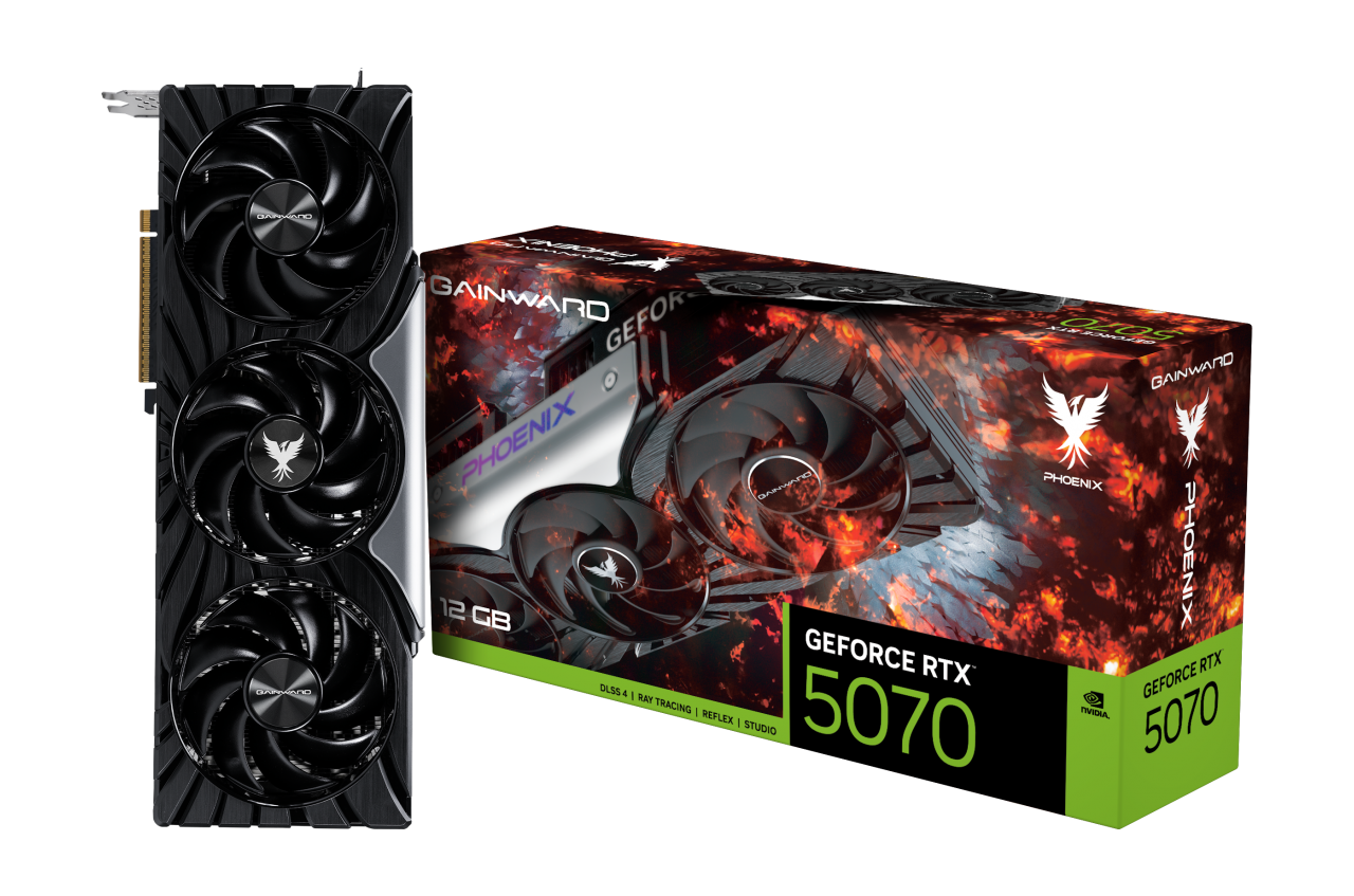 Gainward GeForce RTX 5070 Phoenix 12GB GDDR7 PCI-Express Graphics Card - NVIDIA RTX 5070 graphics card from Overclockers