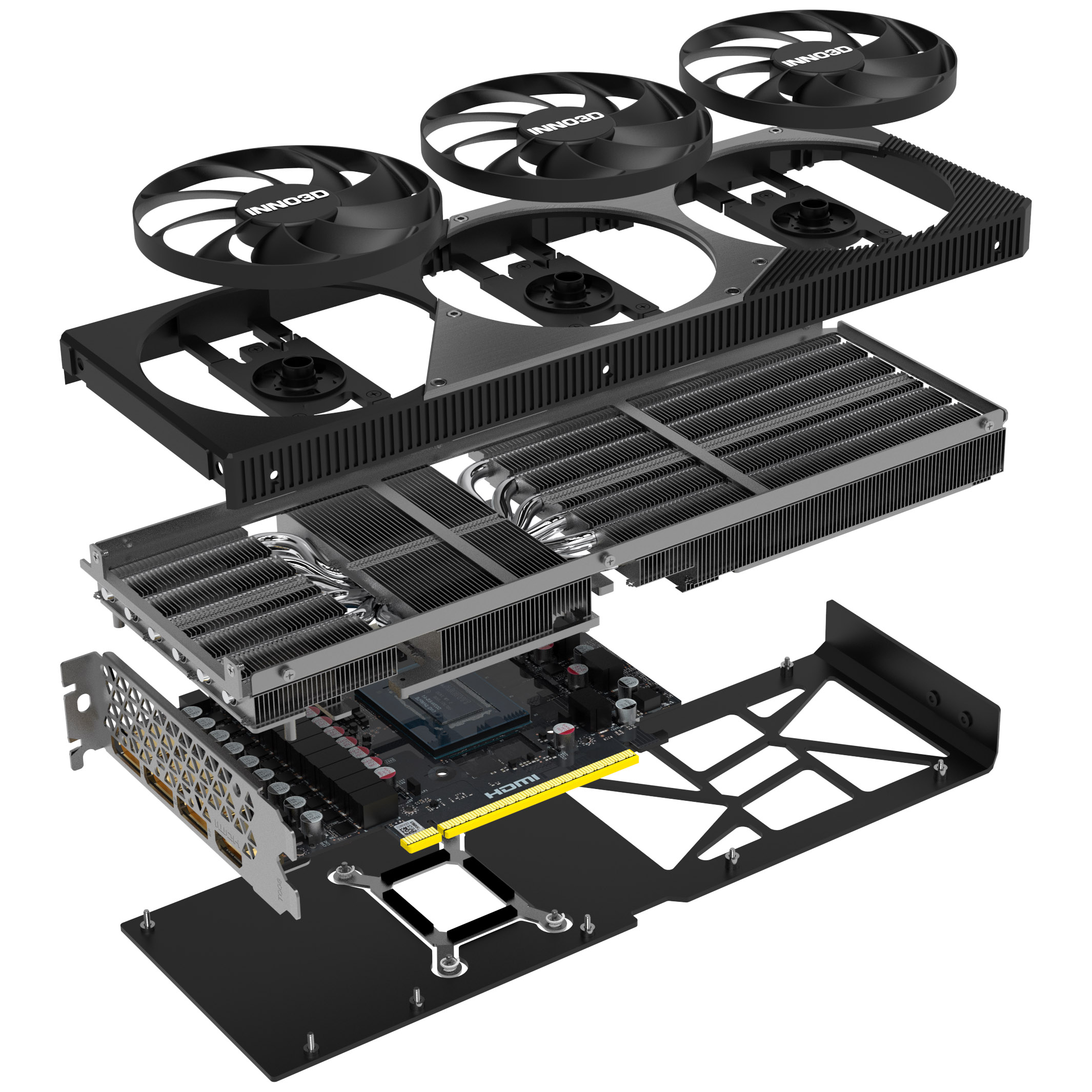 Inno3D - Inno3D GeForce RTX 5080 X3 16GB GDDR7 PCI-Express Graphics Card