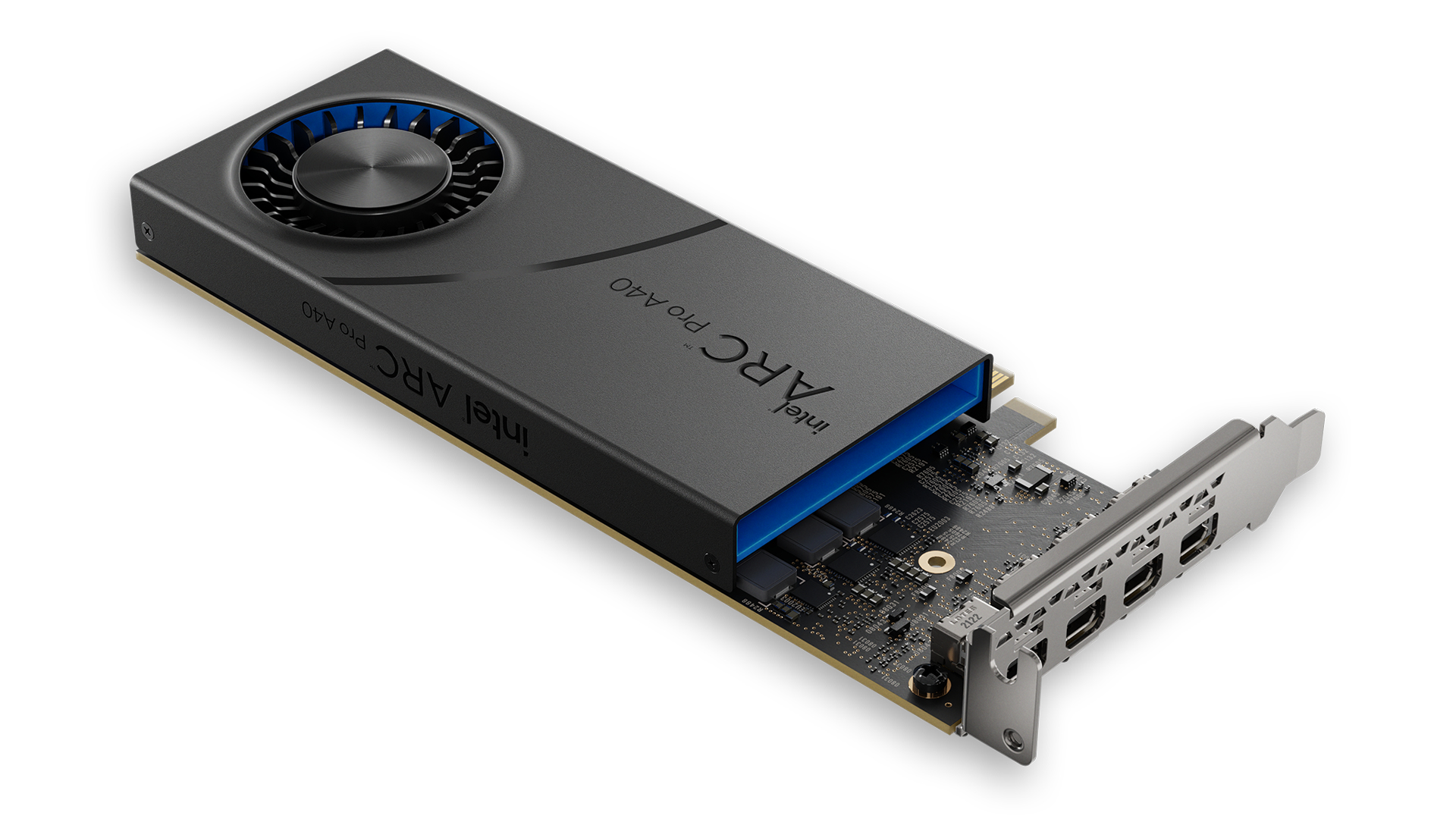 Intel - Intel ARC PRO A40 6GB GDDR6 Ray Tracing AI Workstation Graphics Card