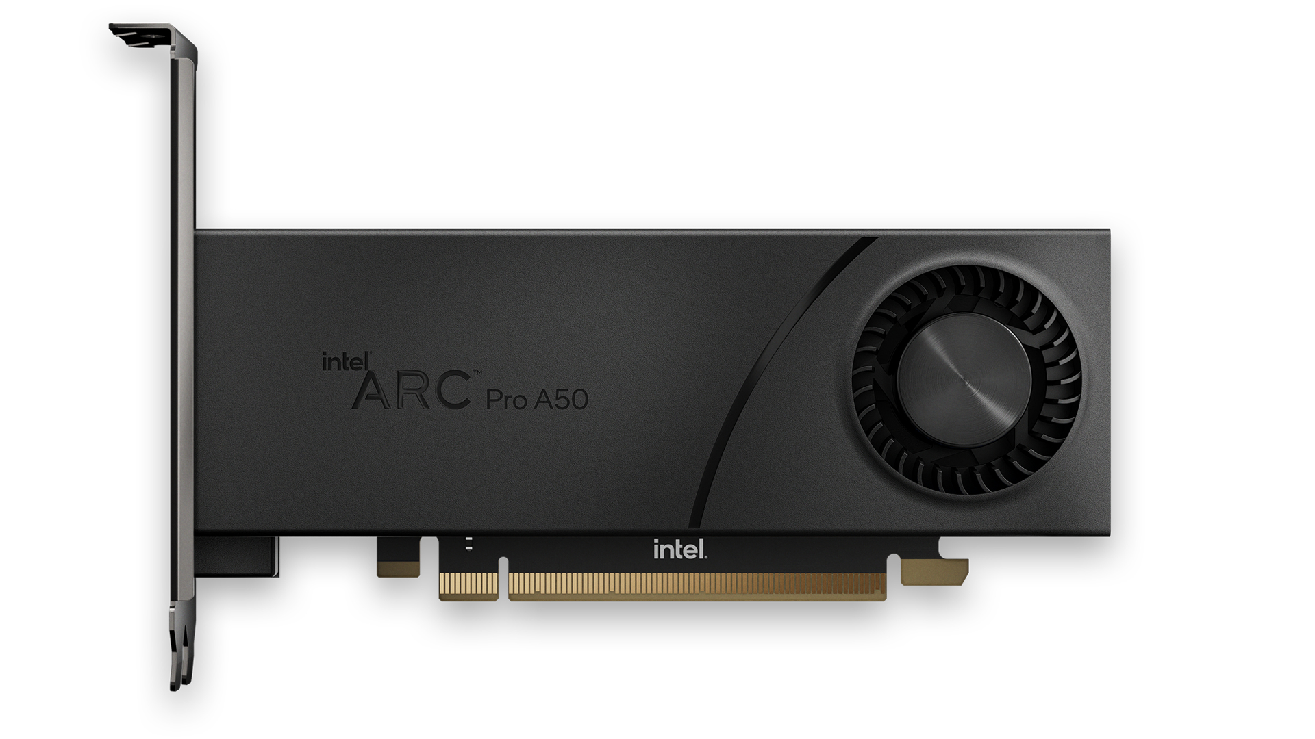 Intel - Intel ARC PRO A50 6GB GDDR6 Ray Tracing AI Workstation Graphics Card