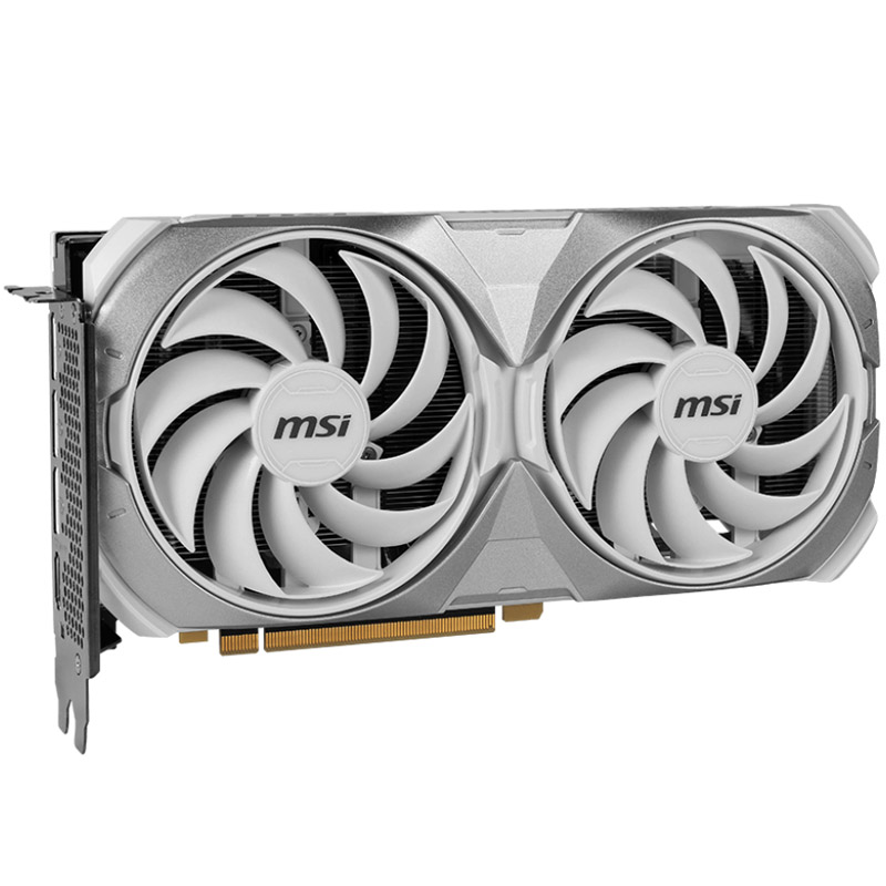 MSI - MSI GeForce RTX 4070 Ventus 2X E OC White 12GB GDDR6X PCI-Express Graphics Card