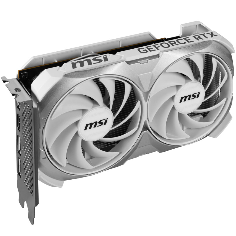 MSI - MSI GeForce RTX 4060 VENTUS 2X WHITE OC 8GB GDDR6X PCI-Express Graphics Card