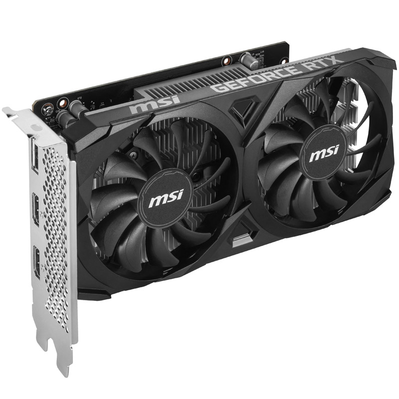 MSI - MSI GeForce RTX 3050 VENTUS 2X OC 6GB GDDR6X PCI-Express Graphics Card