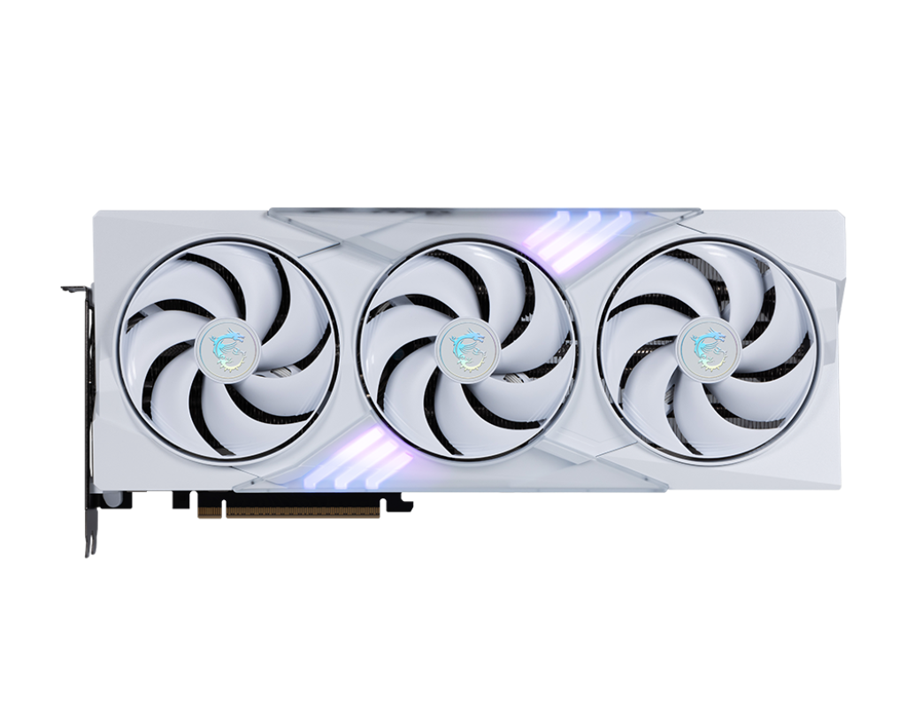 MSI GeForce RTX 5080 Gaming Trio OC White 16GB GDDR7 PCI-Express Graphics Card