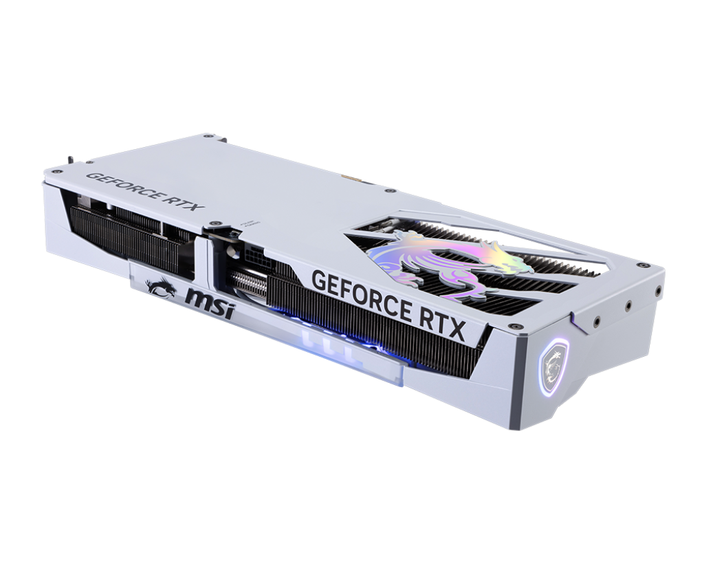 MSI - MSI GeForce RTX 5080 Gaming Trio OC White 16GB GDDR7 PCI-Express Graphics Card