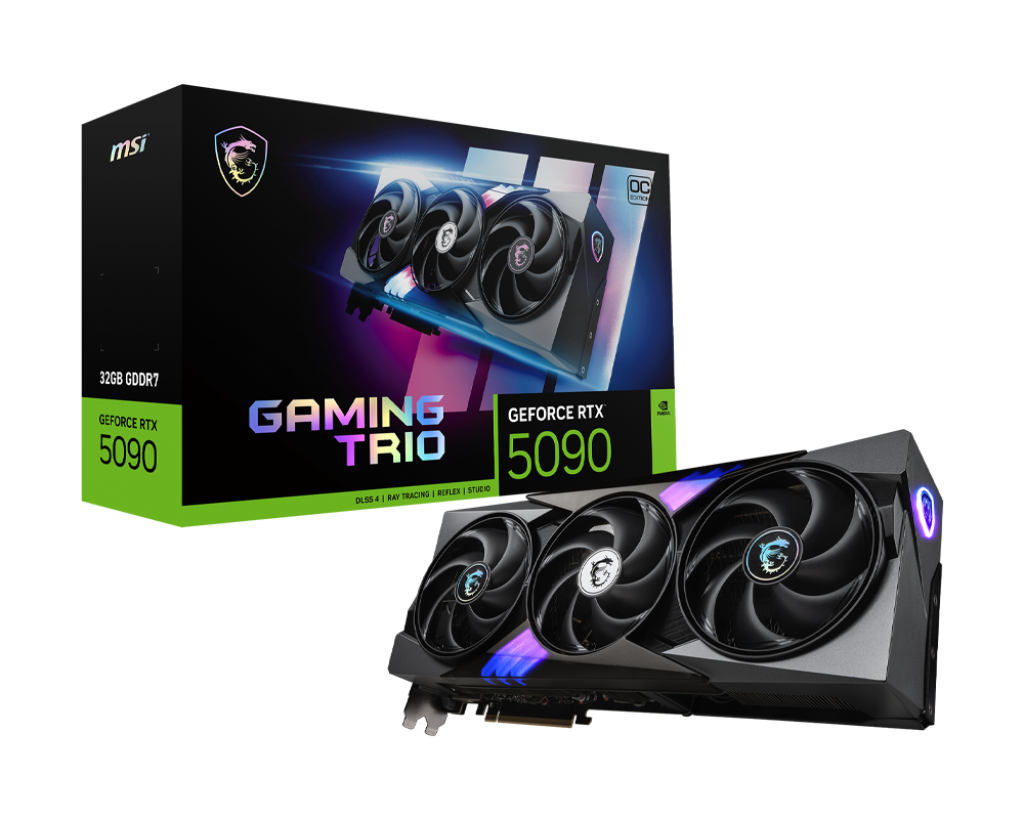 MSI GeForce RTX 5090 Gaming Trio OC 32GB GDDR7 PCI-Express Graphics Card