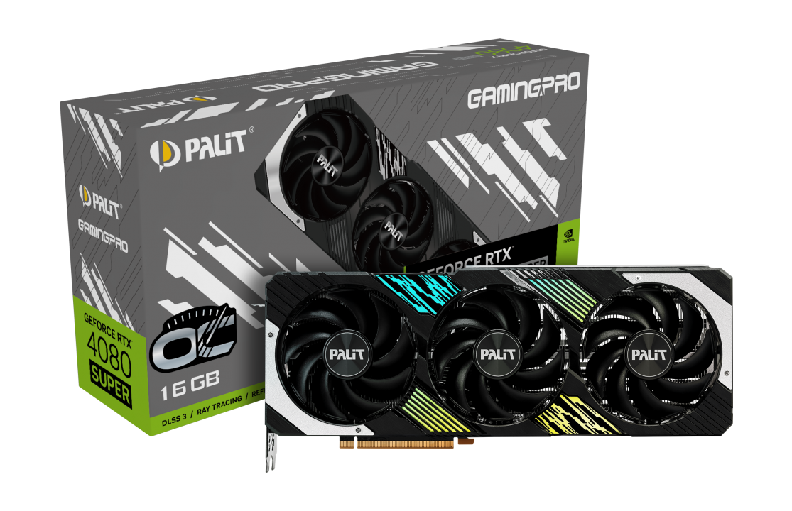 Palit GeForce RTX 4080 SUPER GamingPro OC 16GB GDDR6X PCI-Express Graphics Card