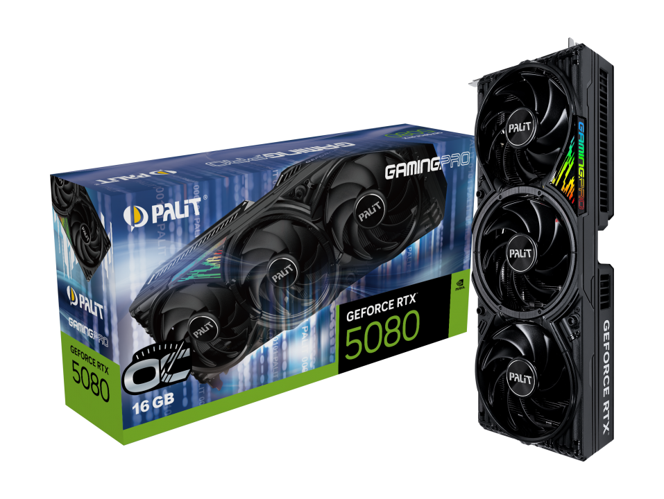 Palit GeForce RTX 5080 Gaming Pro OC 16GB GDDR7 PCI-Express Graphics Card