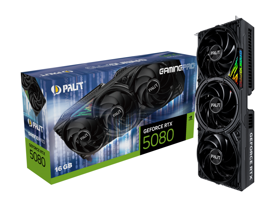 Palit GeForce RTX 5080 Gaming Pro 16GB GDDR7 PCI-Express Graphics Card