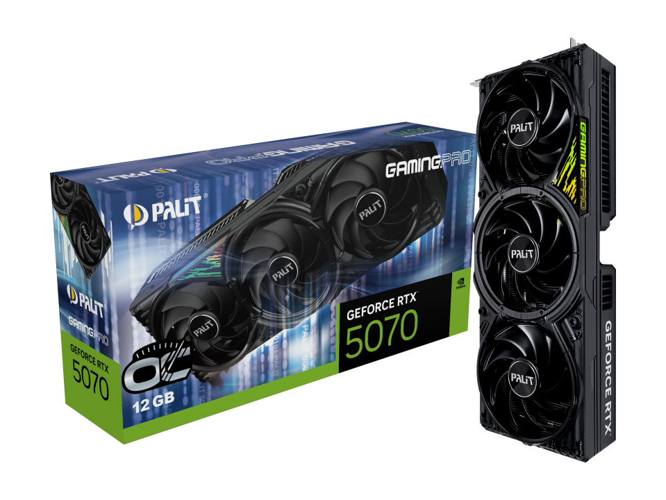 Palit GeForce RTX 5070 Gaming Pro OC 12GB GDDR7 PCI-Express Graphics Card