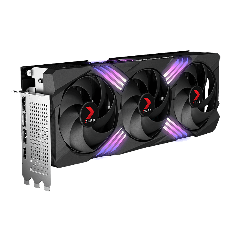 PNY - PNY GeForce RTX 4070 Ti SUPER XLR8 OC RGB 16GB GDDR6X PCI-Express Graphics Card