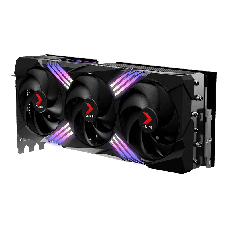 PNY - PNY GeForce RTX 4070 Ti SUPER XLR8 OC RGB 16GB GDDR6X PCI-Express Graphics Card