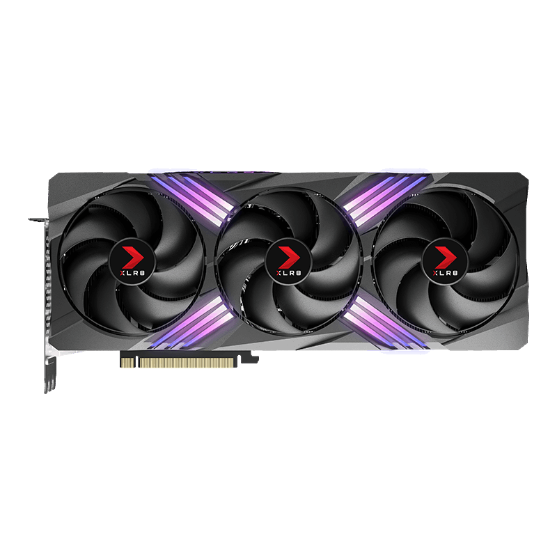 PNY - PNY GeForce RTX 4070 Ti SUPER XLR8 OC RGB 16GB GDDR6X PCI-Express Graphics Card