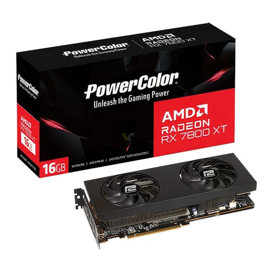 PowerColor Radeon RX 7800 XT 16GB GDDR6 PCI-Express Graphics Card