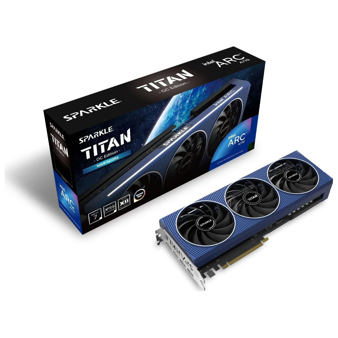 Sparkle Intel ARC A770 Titan OC Edition 16GB GDDR6 Graphics Card