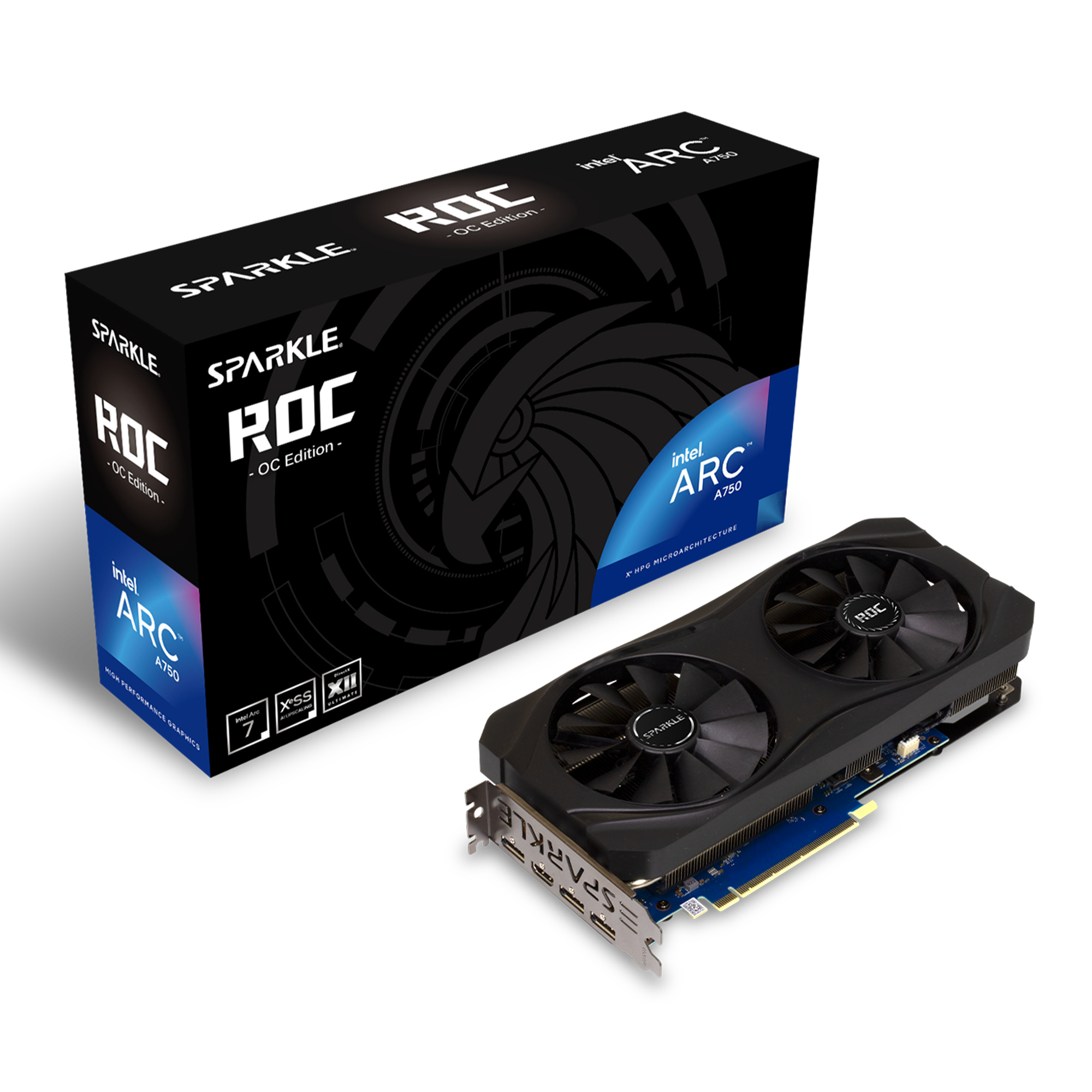 Sparkle - Sparkle Intel ARC A750 ROC OC Edition 8GB GDDR6 Graphics Card