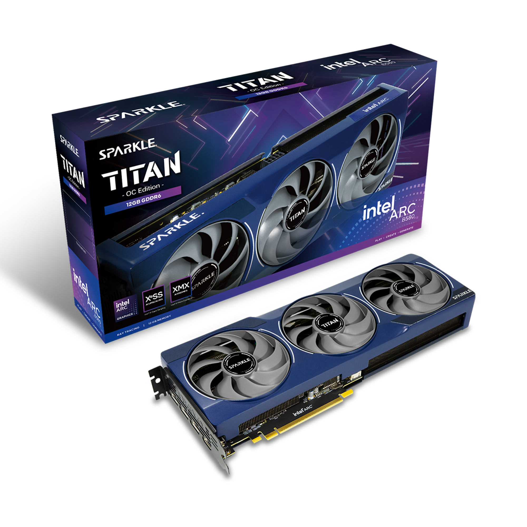 Sparkle Intel ARC B580 TITAN OC 12GB GDDR6 Graphics Card