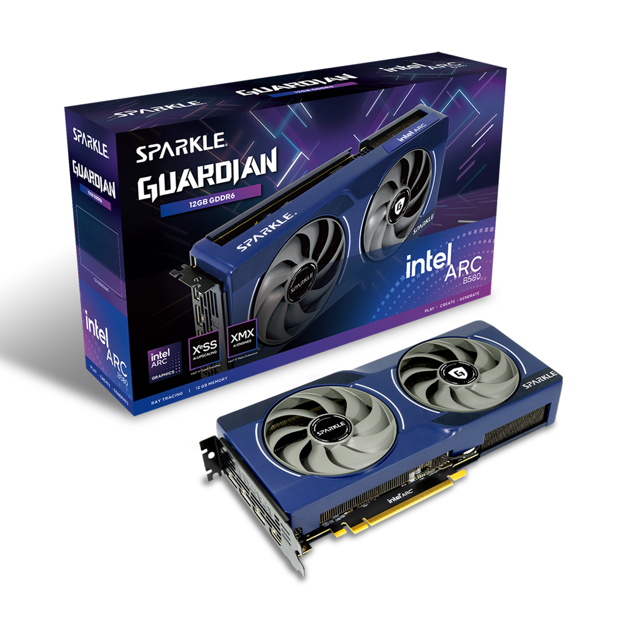 Sparkle Intel ARC B580 GUARDIAN 12GB GDDR6 Graphics Card