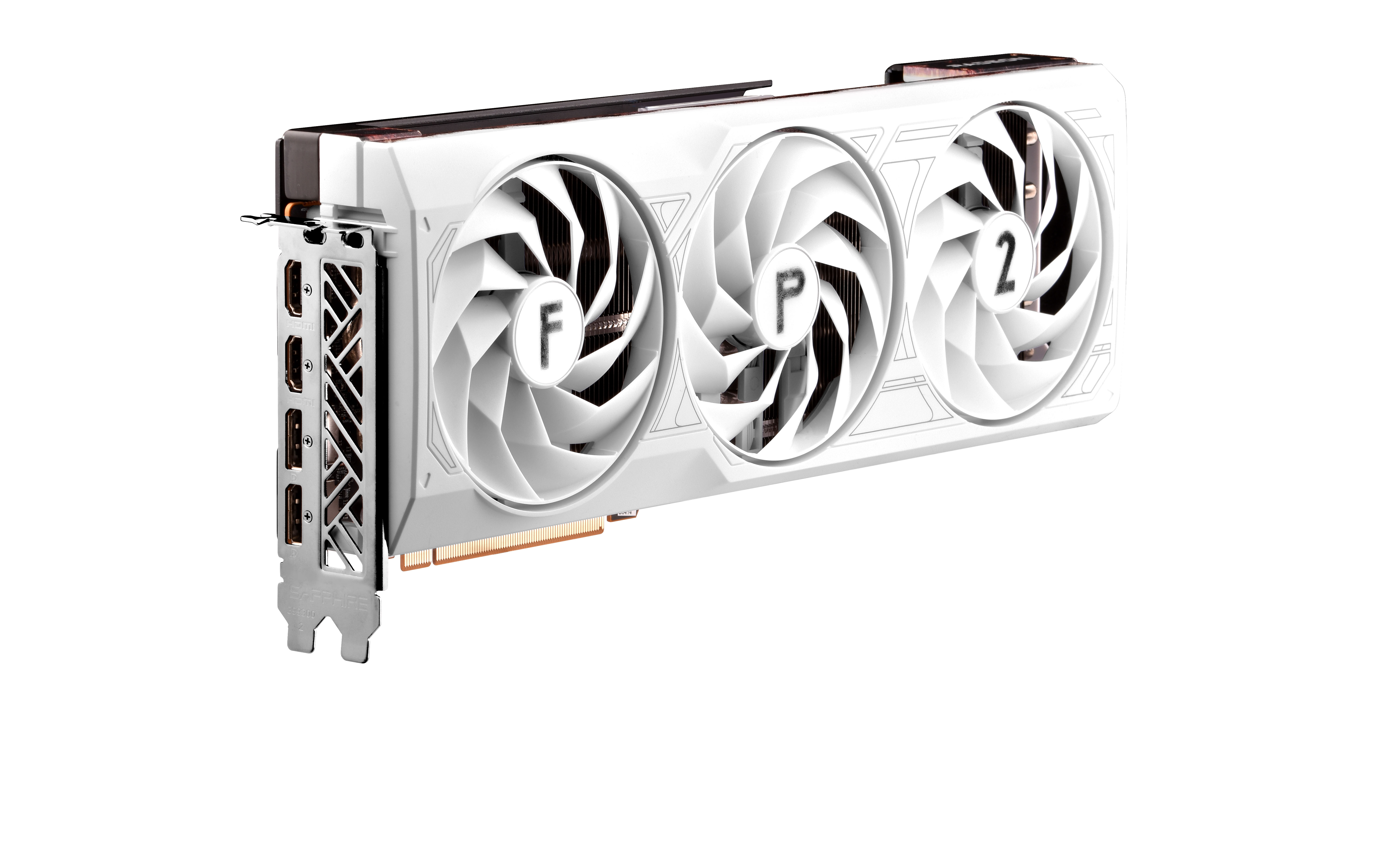 Sapphire - Sapphire Radeon RX 7700 XT Pure Frostpunk 2 Limited Edition 12GB GDDR6 PCI-Express Graphics Card - White