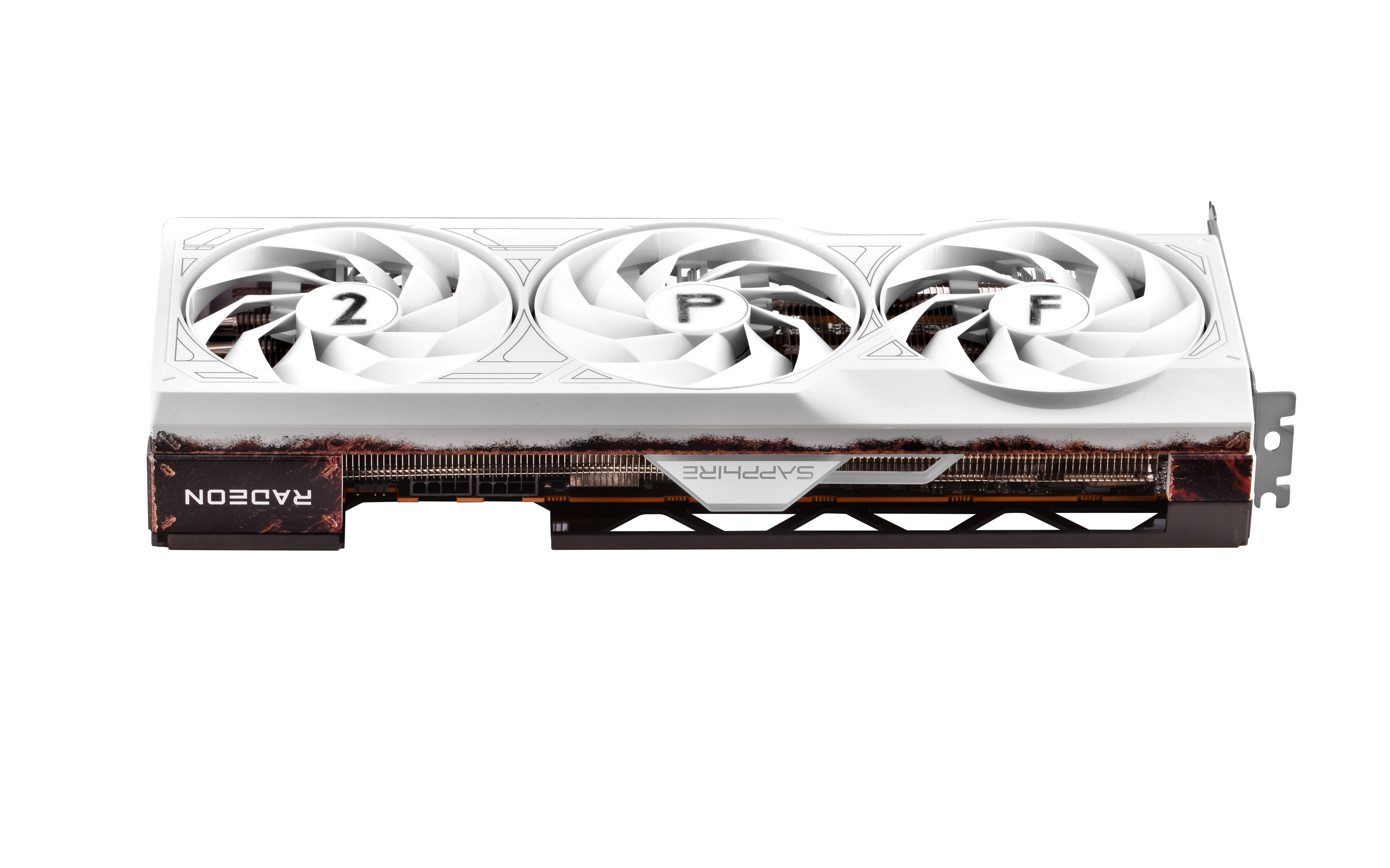 Sapphire - Sapphire Radeon RX 7700 XT Pure Frostpunk 2 Limited Edition 12GB GDDR6 PCI-Express Graphics Card - White