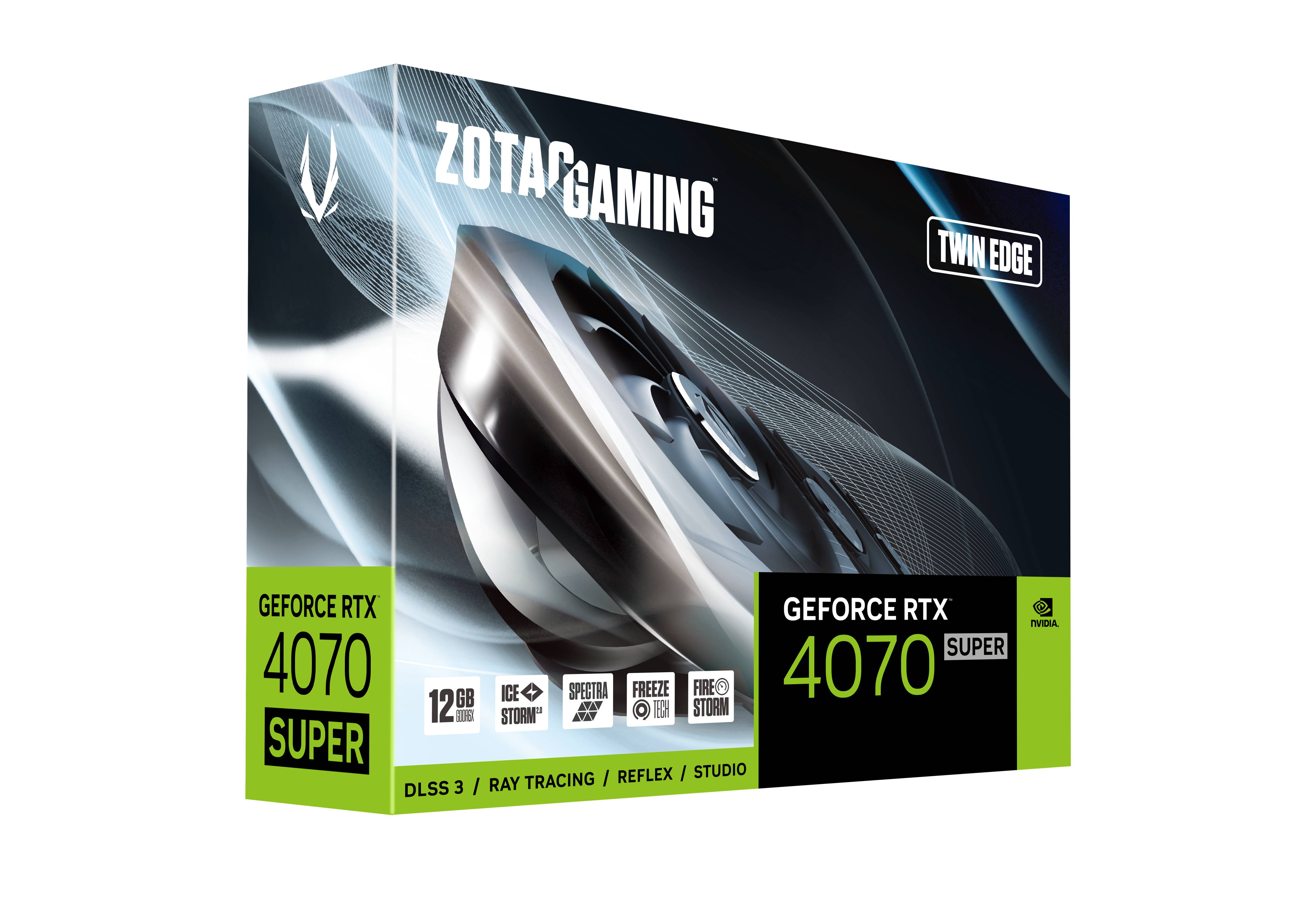 Zotac - Zotac GeForce RTX 4070 Super Twin Edge 12Gb Graphics Card