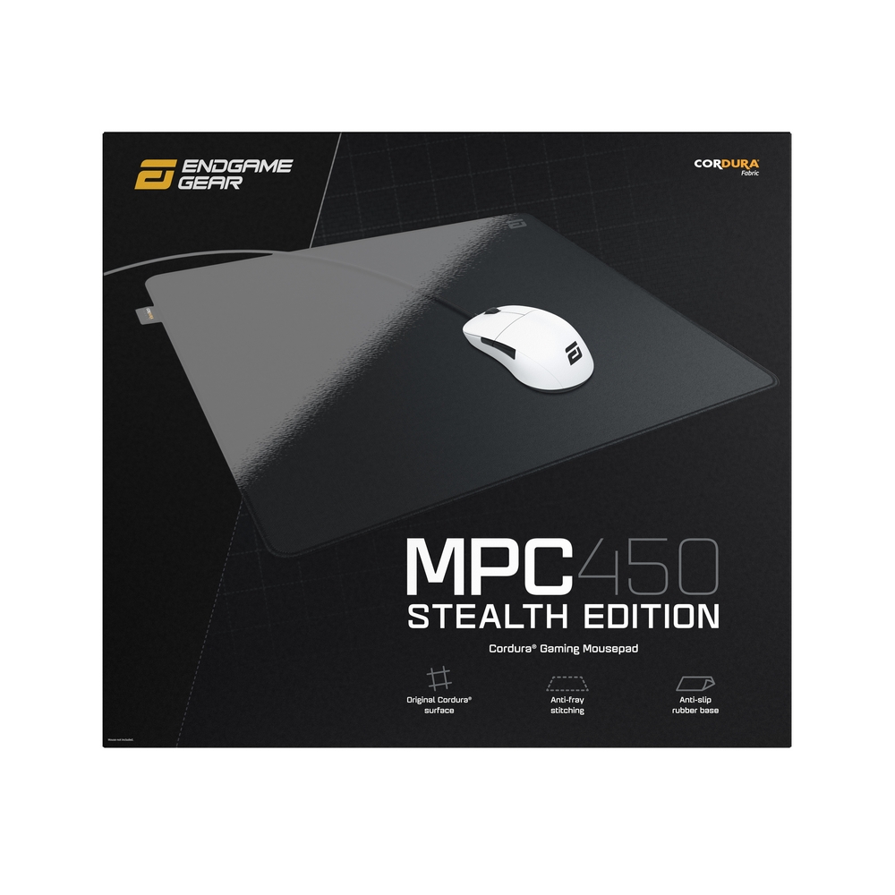 Endgame Gear - Endgame Gear MPC450 Cordura Medium Gaming Surface - Black (EGG-MPC-450-BLK)
