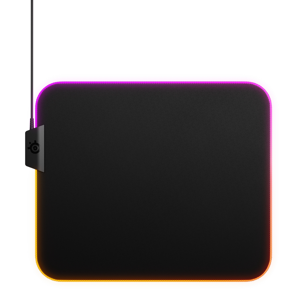 SteelSeries - SteelSeries QcK Prism Medium Soft RGB Gaming Surface (63825)