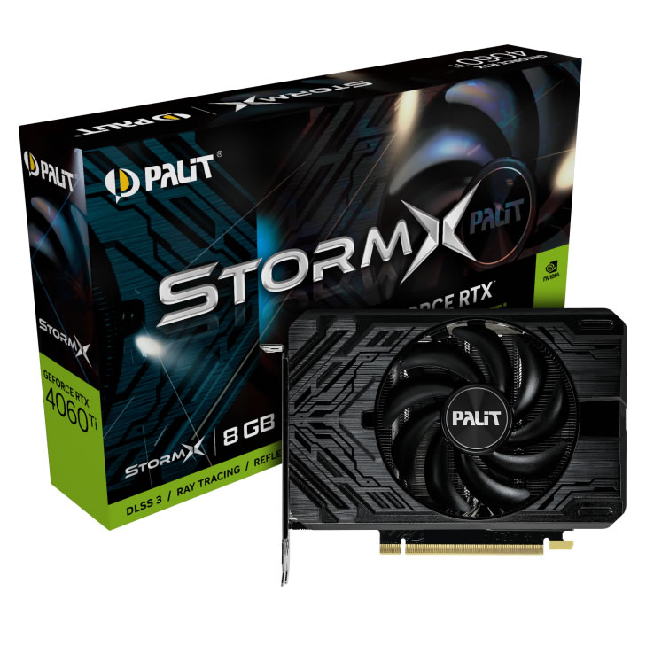 Palit GeForce RTX 4060Ti StormX 8GB GDDR6 PCI-Express Graphics Card