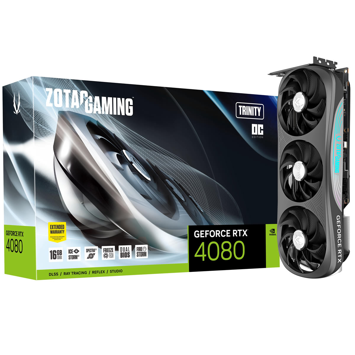 GeForce RTX 4080 TUF Gaming 16GB GDDR6X Semi-Fanless Graphics Card