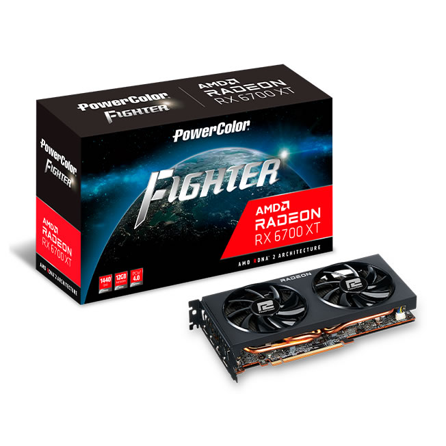 PowerColor Radeon RX 6700 XT Fighter 12GB GDDR6 PCI-Express Graphics Card