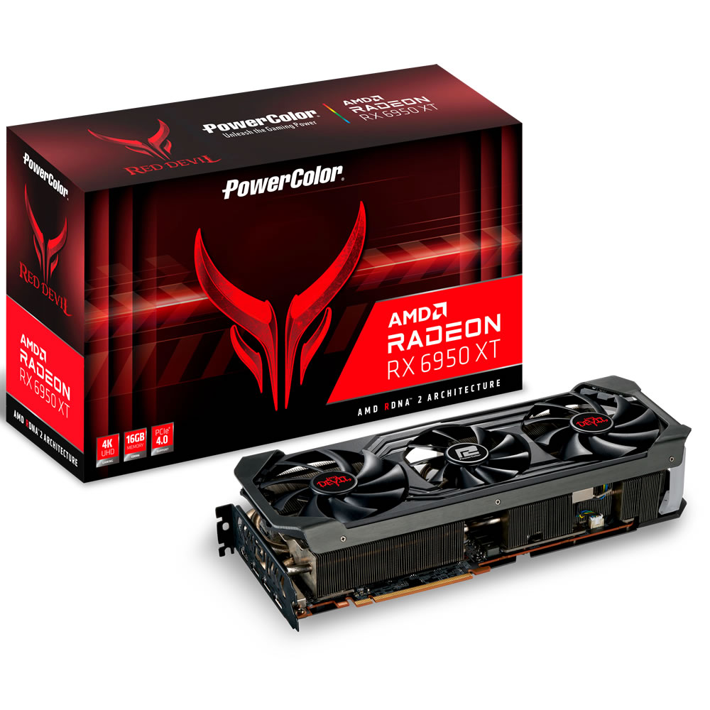 Powercolor Radeon 6950 XT Red Devil 16GB GDDR6 PCI-Express Graphics Card
