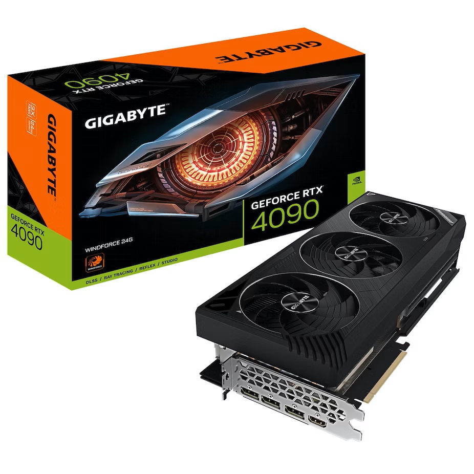 Gigabyte GeForce RTX 4090 WindForce 24GB GDDR6X PCI-Express Graphics Card