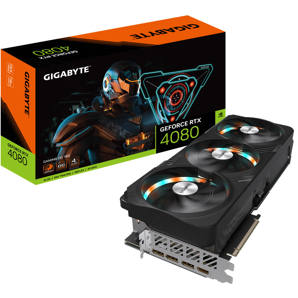 Gigabyte GeForce RTX 4080 Gaming OC 16GB GDDR6X PCI-Express Graphics Card