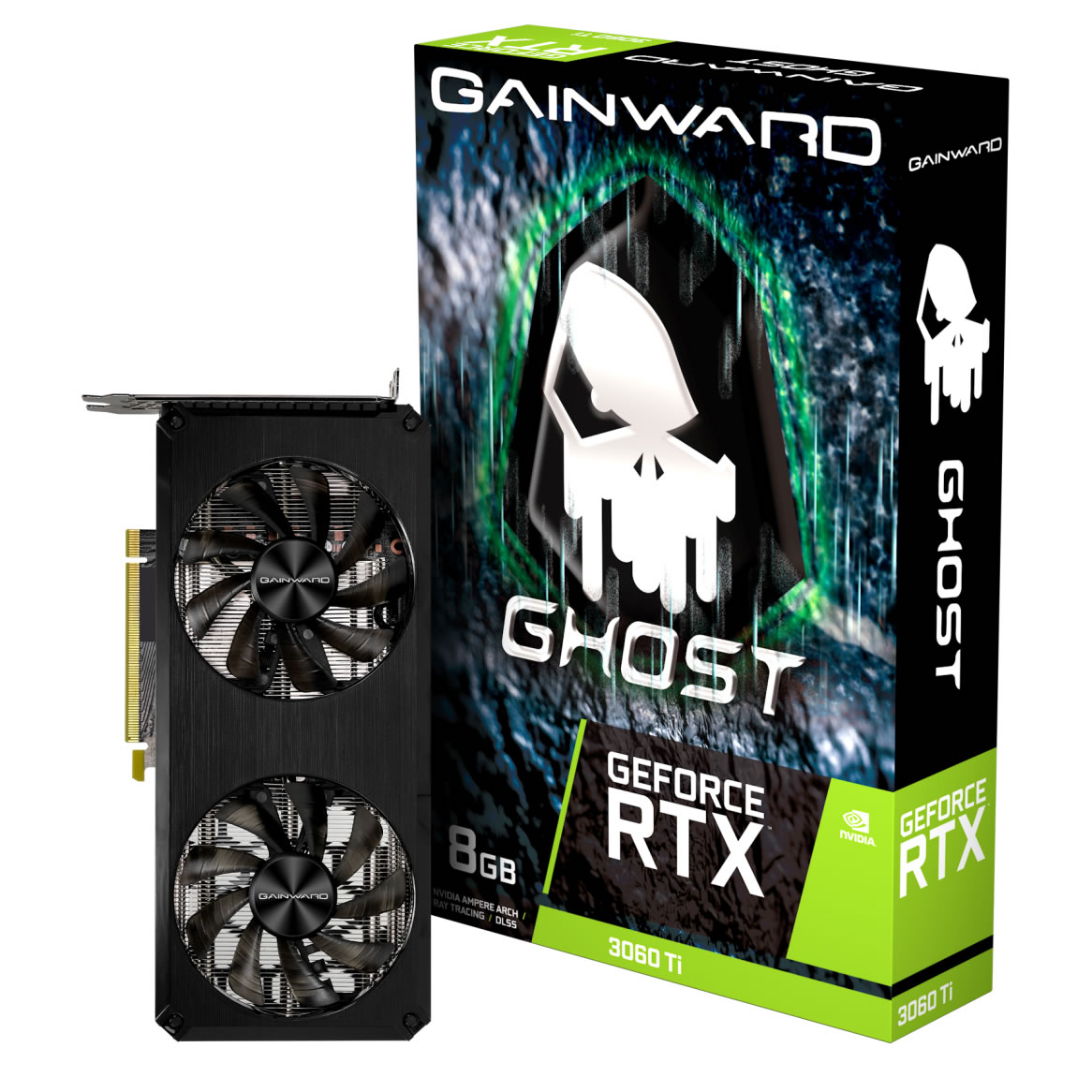 B Grade Gainward GeForce RTX 3060Ti Ghost LHR 8GB GDDR6 PCI-Express Graphics Card