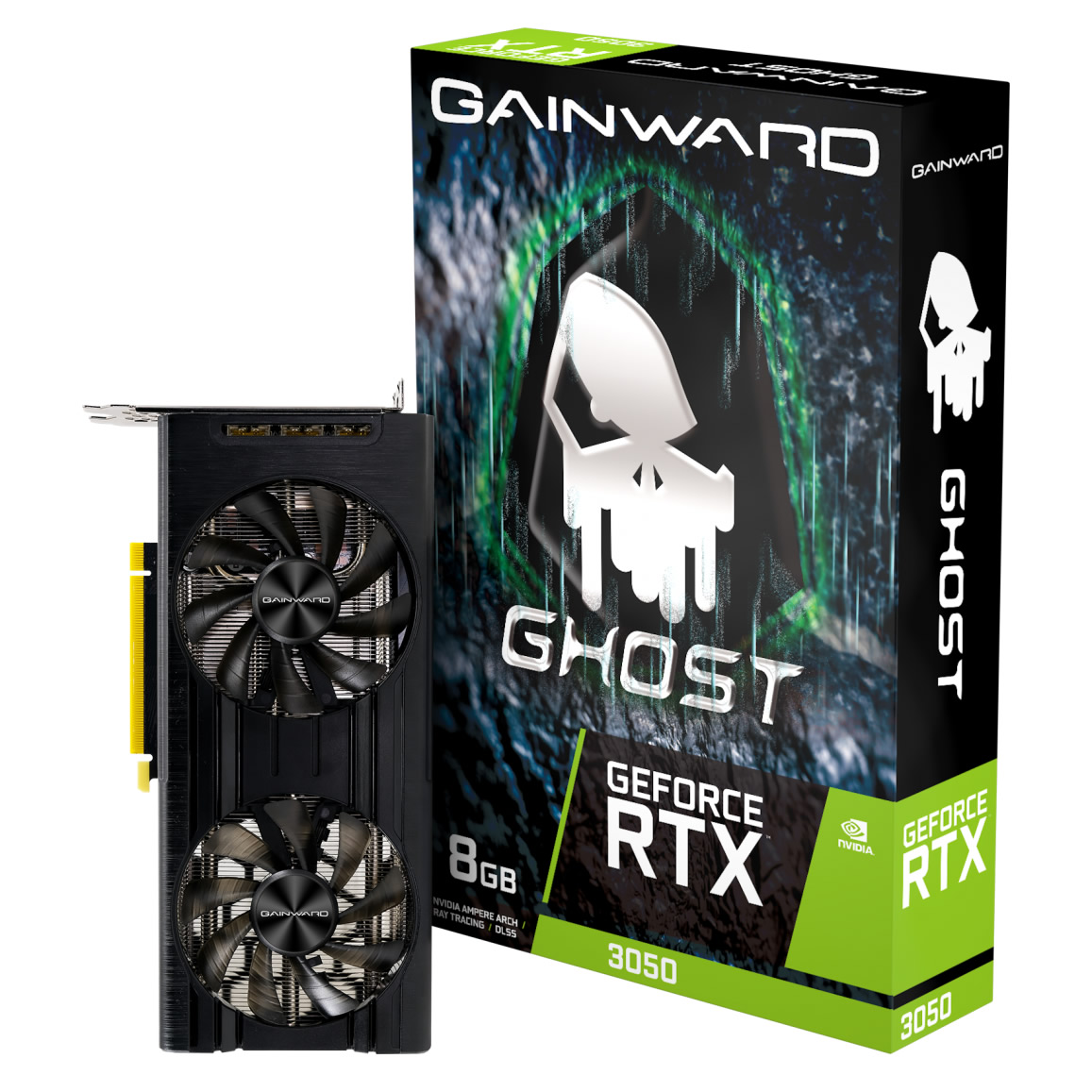 Gainward GeForce RTX 3050 Ghost LHR 8192MB GDDR6 PCI-Express Graphics Card