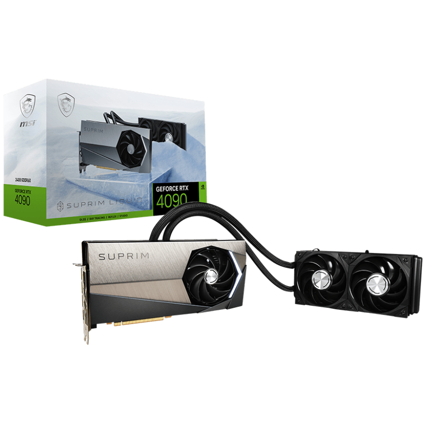 B Grade MSI GeForce RTX 4090 SUPRIM LIQUID 24GB GDDR6X PCI-Express Graphics Card