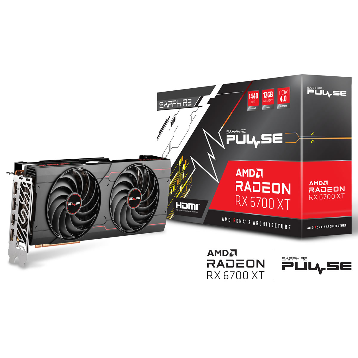 PowerColor Fighter AMD Radeon RX 6700 XT Gaming Graphics Card with 12GB  GDDR6 Memory, Powered by AMD RDNA 2, Raytracing, PCI Express 4.0, HDMI 2.1