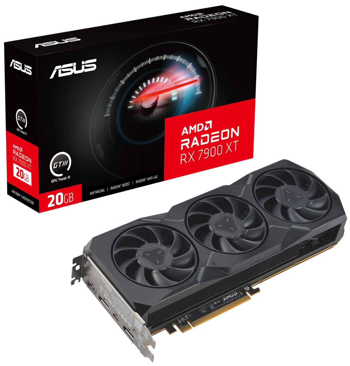Asus - Asus Radeon RX 7900 XT Gaming 20GB GDDR6 PCI-Express Graphics Card