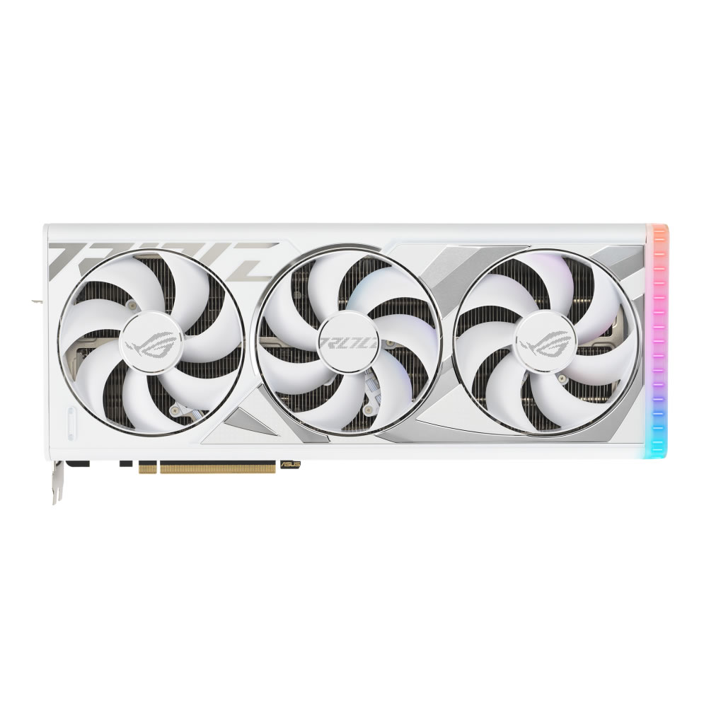 Asus - Asus GeForce RTX 4080 Strix Gaming OC White Edition 16GB GDDR6X PCI-Express Graphics Card