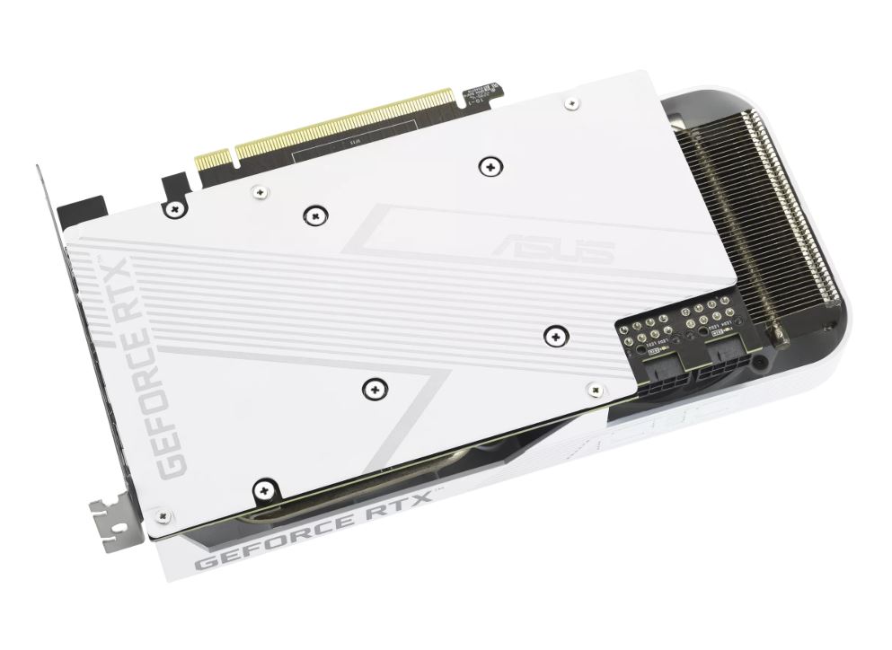 Asus - Asus GeForce RTX 3060Ti Dual OC White Edition 8GB GDDR6X PCI-Express Graphics Card