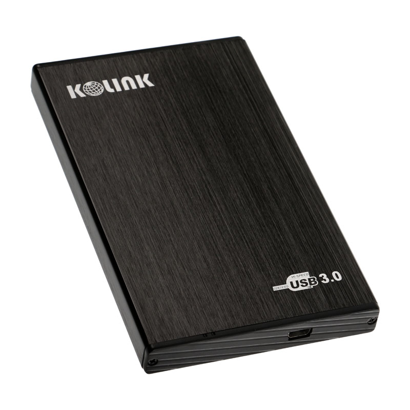 Kolink - Kolink 2.5 inch USB 3.0 External Enclosure - Black