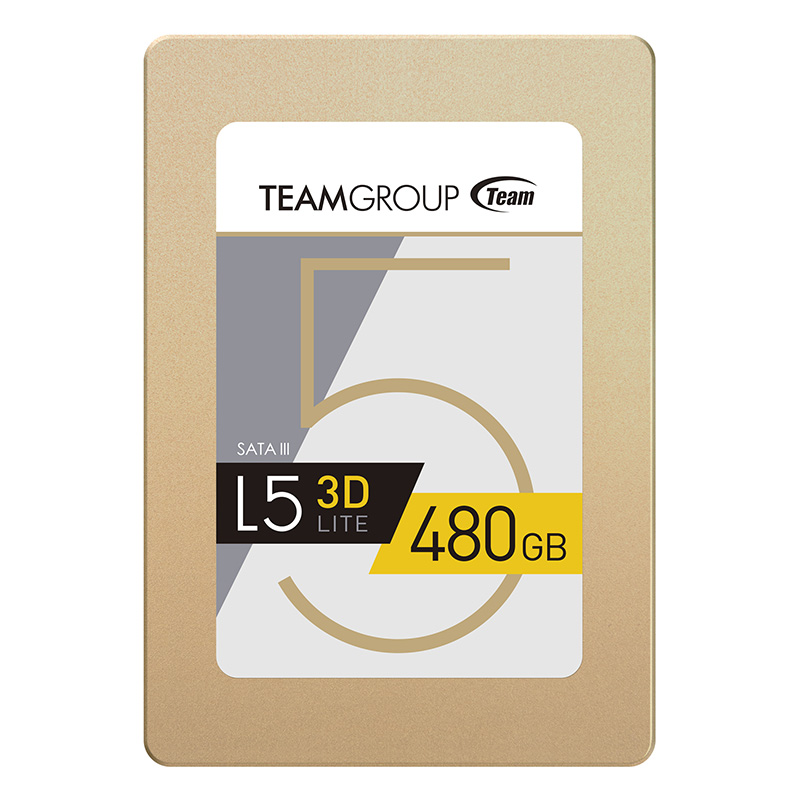 Team Group - TeamGroup 480GB L5 Lite SSD 2.5" SATA 6Gbps 3D NAND Solid State Drive